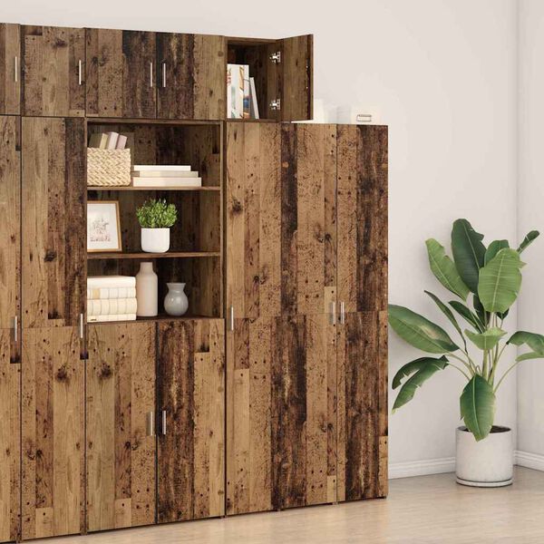 vidaXL Wall-Mounted Cabinet Wall-mounted Old Wood 30 x 42.5 x 39.5 cm