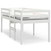 vidaXL High Sleeper Bed without Mattress White 90x200 cm