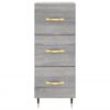 vidaXL Sideboard Grey Sonoma 34.5x34x90 cm Engineered Wood