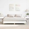 vidaXL Bed Frame without Mattress White 180x200cm Engineered Wood