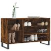 vidaXL Shoe Cabinet Smoked Oak 102x36x60 cm Engineered Wood