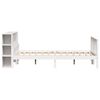 vidaXL Bookcase Bed without Mattress White 160x200 cm Solid Wood Pine