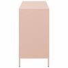 vidaXL Sideboard Pink 101.5x39x73.5 cm Cold-rolled Steel