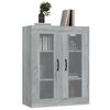 vidaXL Hanging Wall Cabinet Grey Sonoma 69.5x34x90 cm