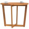 vidaXL Garden Dining Table Round Ø90x75 cm Solid Wood Acacia
