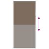 vidaXL Roller Blind Blackout Coffee 110x230 cm Fabric Width 105.7 cm Polyester