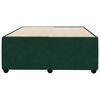 vidaXL Bed Frame without Mattress Dark Green 120x190 cm Small Double Velvet