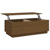 vidaXL Coffee Table Honey Brown 100x50x35 cm Solid Wood Pine