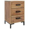 vidaXL Bedside Cabinets 2 pcs 40x30x55 cm Solid Wood Pine