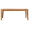 vidaXL Garden Table 90.5x55.5x30.5 cm Solid Teak Wood