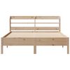 vidaXL Bed Frame without Mattress 150x200 cm King Size Solid Wood Pine