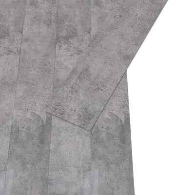 vidaXL Self-adhesive PVC Flooring Planks 5.21 m? 2 mm Cement Brown