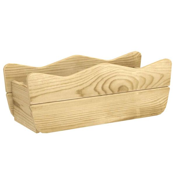 vidaXL Garden Raised Bed 50x18x18 cm Impregnated Pinewood