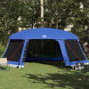 vidaXL Pool Tent with Removable Fly & Mesh Walls Azure Blue 670x590 cm