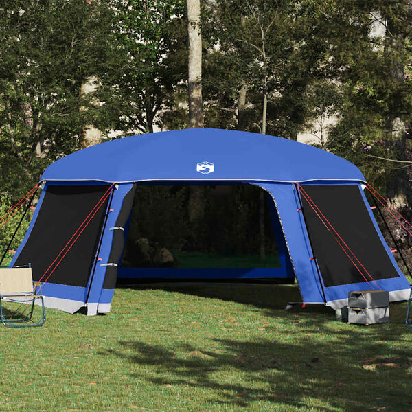 vidaXL Pool Tent with Removable Fly & Mesh Walls Azure Blue 670x590 cm