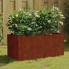 vidaXL Planter 80x40x40 cm Corten Steel