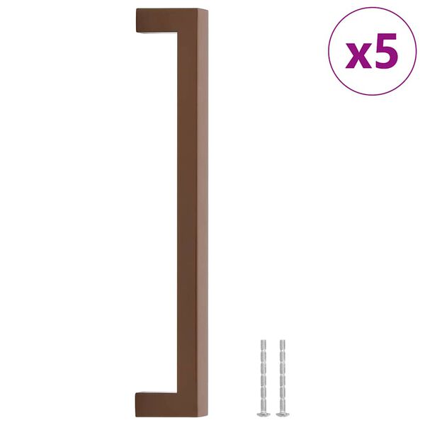 vidaXL Cabinet Handles 5 pcs Bronze 224 mm Stainless Steel