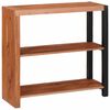 vidaXL Bookshelf Brown 80 x 30 x 75 cm Solid Acacia wood