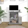 vidaXL Computer Desk Grey Sonoma 80x50x75 cm Engineered Wood