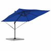 vidaXL Roma Parasol Blue 286 x 284 x 265 cm Aluminium and Polyester