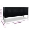 vidaXL TV Cabinet 118x40x60 cm Black