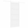 vidaXL Sliding Door ORKDAL White 86 x 198.5 cm Solid Pine Wood