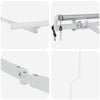 vidaXL Awning Frame White 3.5 x 2 m Metal