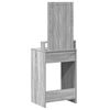 vidaXL Dressing Table Grey 50 x 41 x 140 cm Engineered Wood