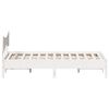 vidaXL Bed Frame without Mattress White 140x190 cm Solid Wood Pine