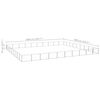 vidaXL Dog Kennel Silver 90 m² Steel