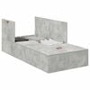 vidaXL Storage Bed Frame Concrete Grey 90 x 190 cm Engineered Wood
