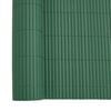 vidaXL Garden Fence Double-Sided Green 1.8x5 m PVC