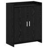 vidaXL Shoe Cabinet Black Oak 73.5 x 36 x 92 cm Engineered Wood