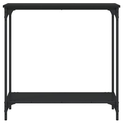 vidaXL Console Table Black 75x30.5x75 cm Engineered Wood