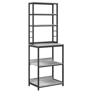 vidaXL Kitchen Shelf 5-Tier 60 x 40 x 168 cm Engineered Wood