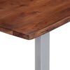 vidaXL Coffee Table with Live Edges 115x60x40 cm Solid Acacia Wood