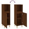 vidaXL Bathroom Cabinet Brown Oak 30x30x100 cm Engineered Wood