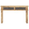 vidaXL Console Table with Drawers 120x35x75 cm Solid Mango Wood