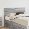 vidaXL Headboard Grey Sonoma 120 cm Engineered wood