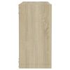 vidaXL Wall Cube Shelves 6 pcs Sonoma Oak 30x15x30 cm