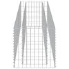 vidaXL Gabion Raised Bed Galvanised Steel 180x50x50 cm