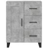 vidaXL Sideboard Concrete Grey 69.5x34x90 cm Engineered Wood