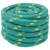 vidaXL Boat Rope Green PP
