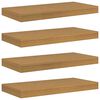 vidaXL Wall Shelf 4 pcs Beige 50 x 23.5 x 3.8 cm Engineered Wood