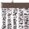 vidaXL Fly Curtain Brown and Beige 100x230 cm Chenille