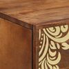 vidaXL Sideboard with Drawer Brown 40 x 33 x 75 cm Solid Mango Wood