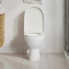 vidaXL Soft-close Toilet Seat with Quick-release Design White Square