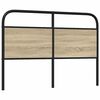 vidaXL Replace Headboard Sonoma Oak 135 cm Steel and Engineered Wood