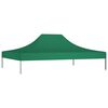 vidaXL Party Tent Roof 4x3 m Green 270 g/m²