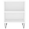 vidaXL Bedside Cabinets 2 pcs White 40x30x50 cm Engineered Wood